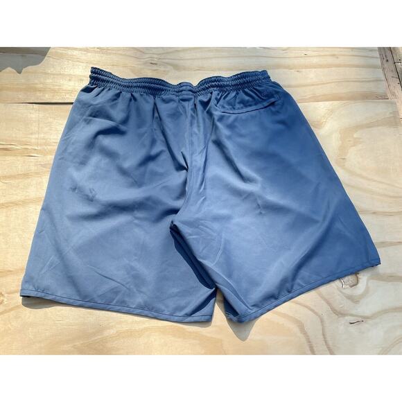 Nike Dri-Fit Logo Gym Tennis Workout Shorts Men's Drawstring‎ Blue Sz. XL - Picture 7 of 8